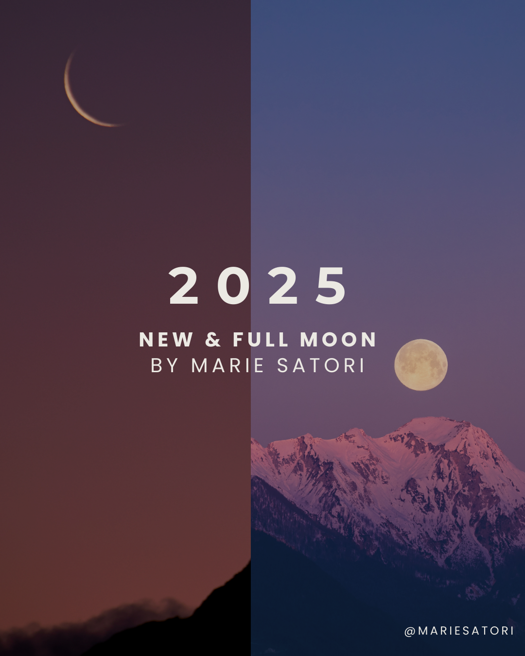 2025 New and Full Moons