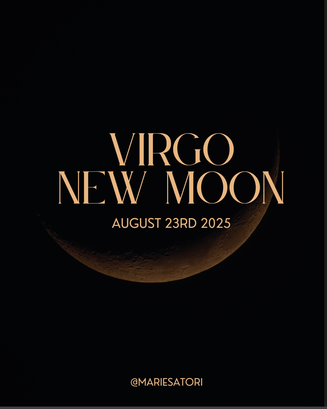 Virgo New Moon August 23rd 2025