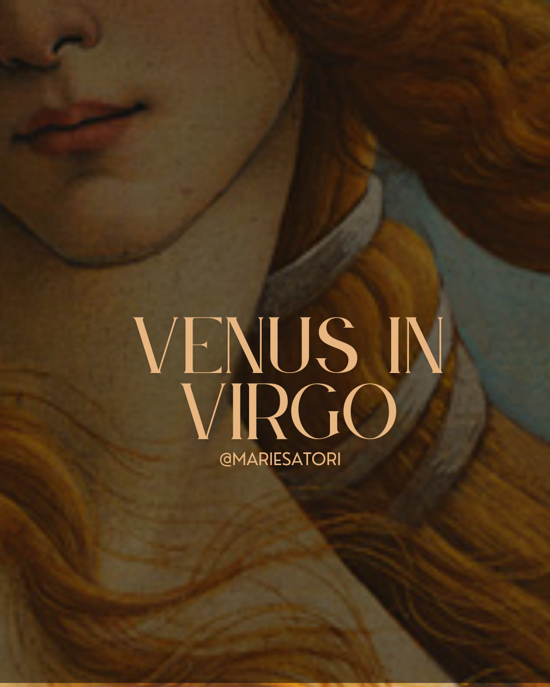 Venus in Virgo 2025