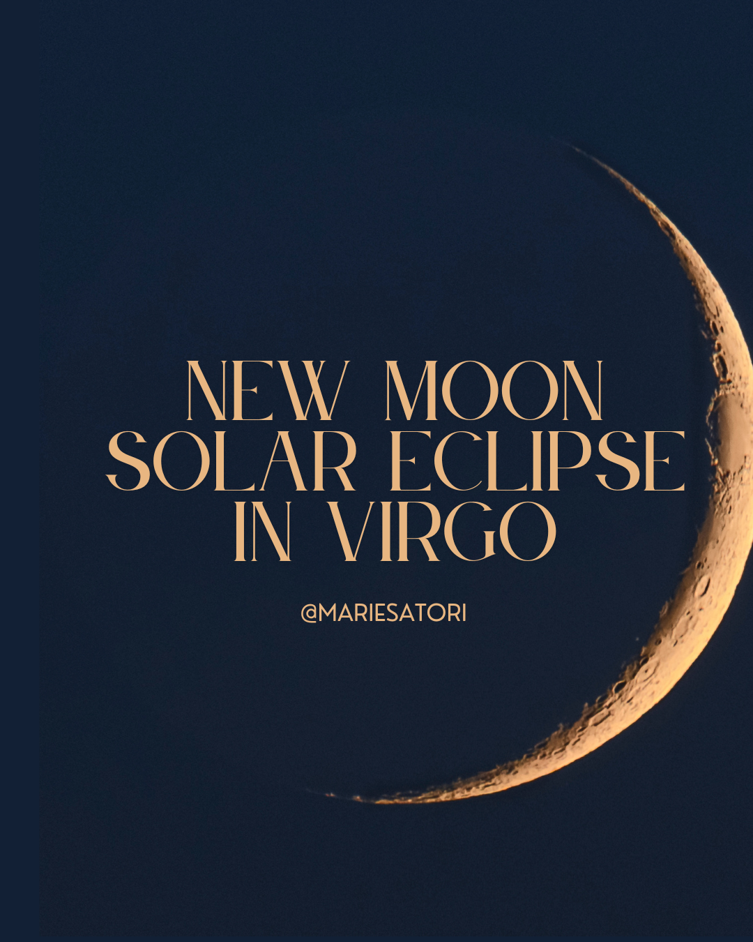 New Moon Solar Eclipse in Virgo