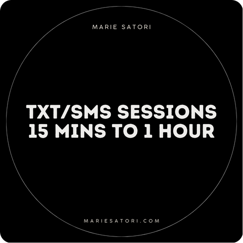 SMS / Chat Session: 15 mins to 1 hour
